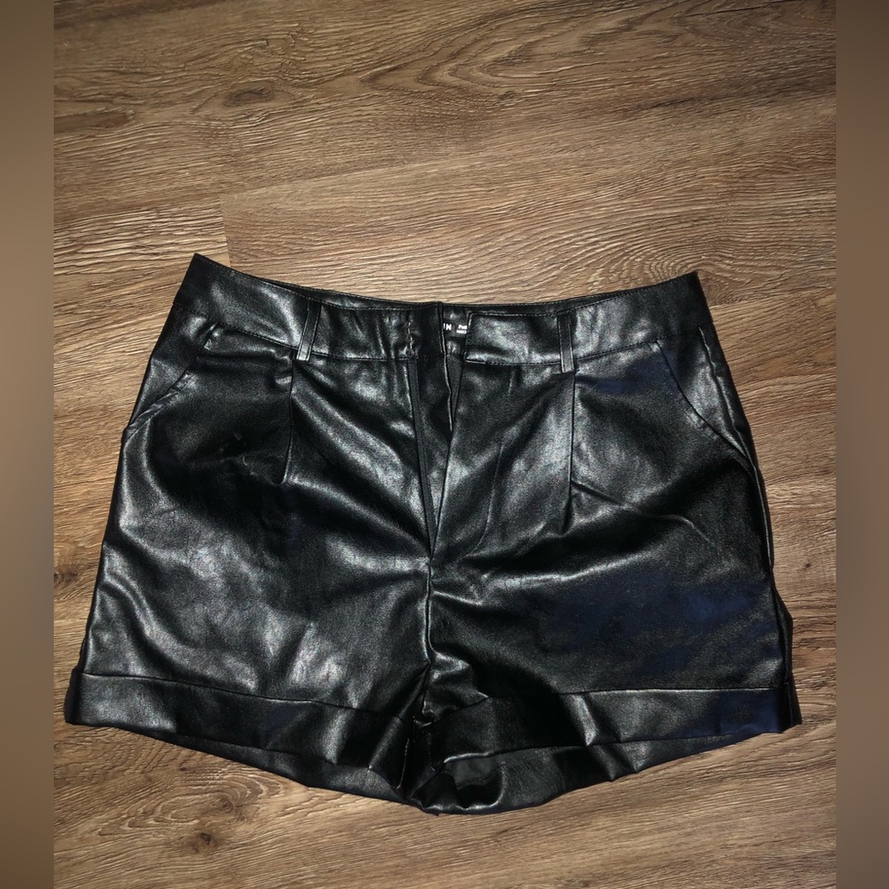 Leather Shorts